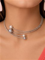 Halskette Rajola Dame in Halbedelsteine Perla 54-497-1P